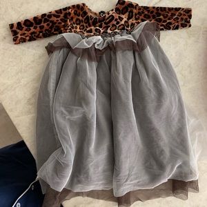 Baby leopard dress